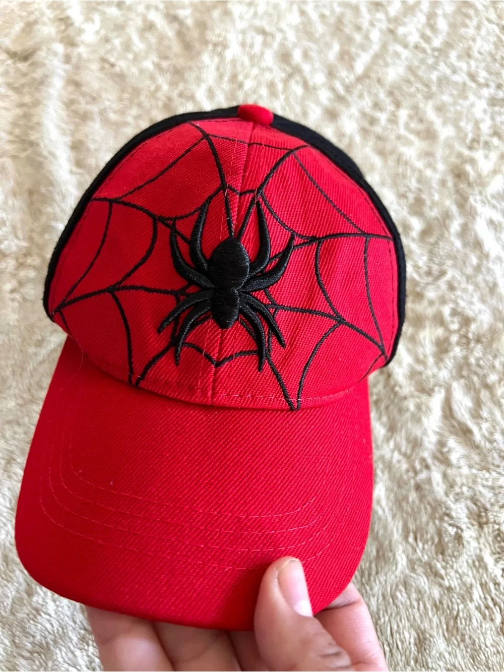 EZCAP Kid's Black & Red Spiderman Baseball Cap